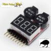 1S-6S LED display low volt alarm / tester.