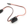On/Off switch. Receiver type plugs in and out
