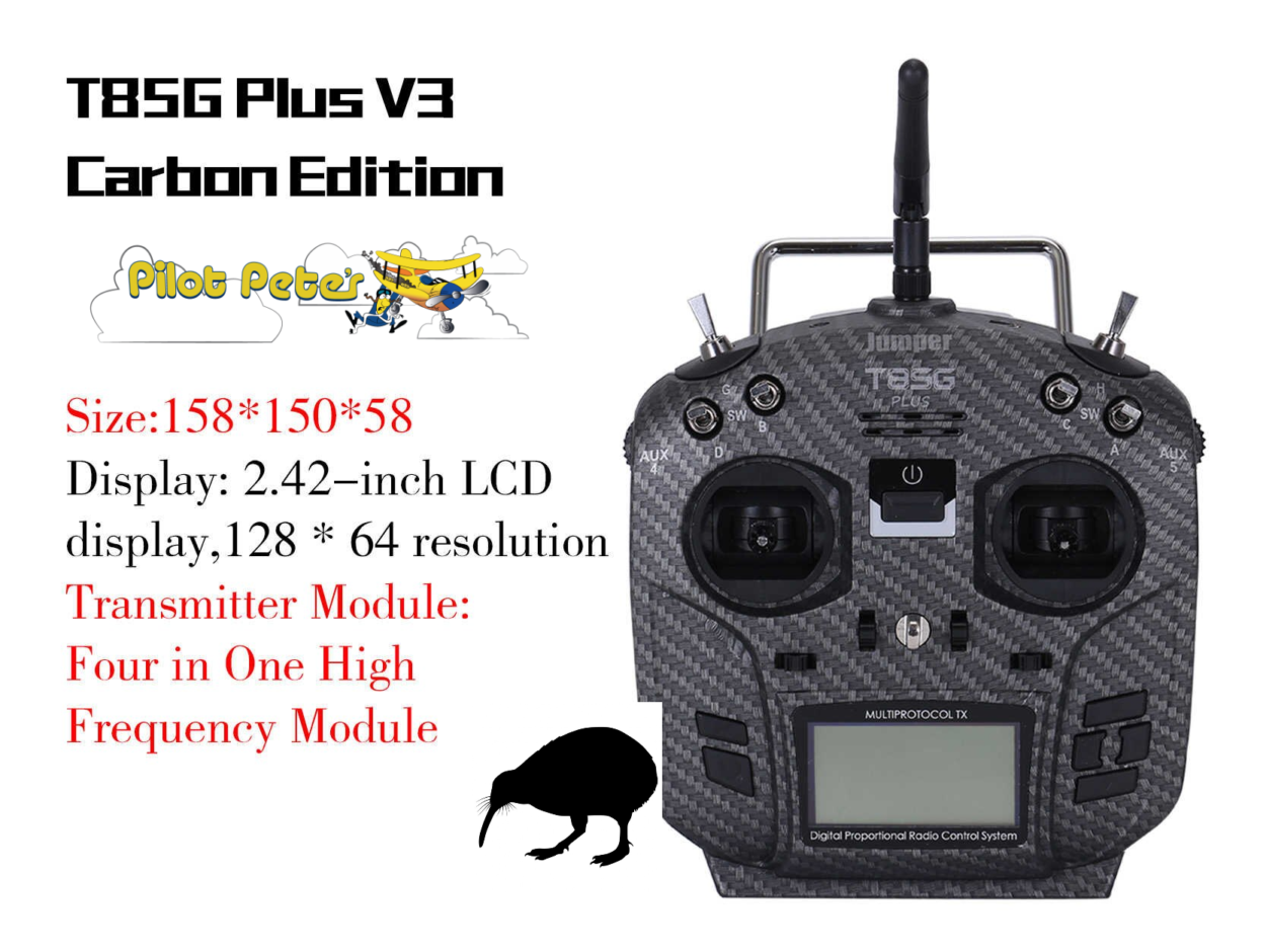 Jumper T8SG Plus V3 Carbon Hall Gimbal OPEN SOURCE Transmitter. 20% OFF  TODAY.