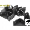 Right Angle Bracket 20x20 Black