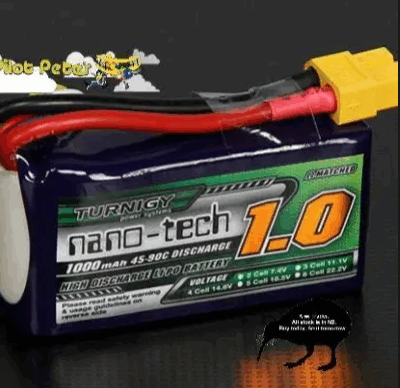 Turnigy nano-tech 1000 4S 45~90C Lipo Pack. 25% OFF THIS WEEK.