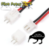 Connector. Mini Micro 2 Pin JST XH Connector Plug with wire tail. 2.5