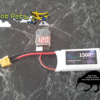 1500 3S 45C LiPo battery. XT60.