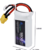 Teranty1800 2S 45-60C Lipo. Every battery is tested before dispatch.