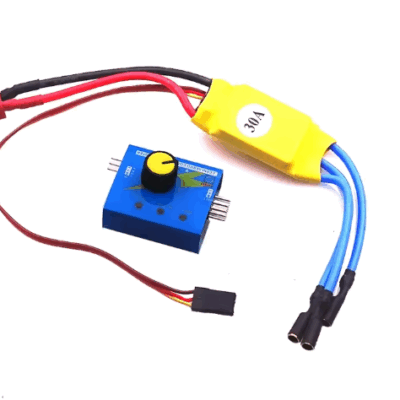 BARGAIN 30 amp ESC with Deans T plug and 3.5mm bullet connectors fitted. FREE SERVO / ESC TESTER!