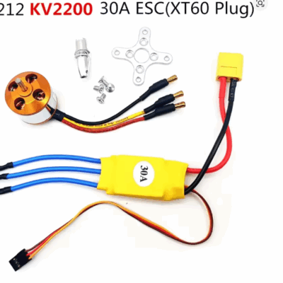 2200kv Motor and 30 amp ESC combo. No soldering! SPECIAL $20 OFF!