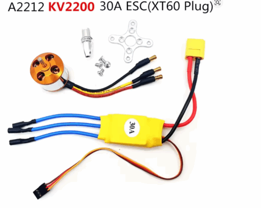 2200kv Motor and 30 amp ESC combo. No soldering! SPECIAL $20 OFF!