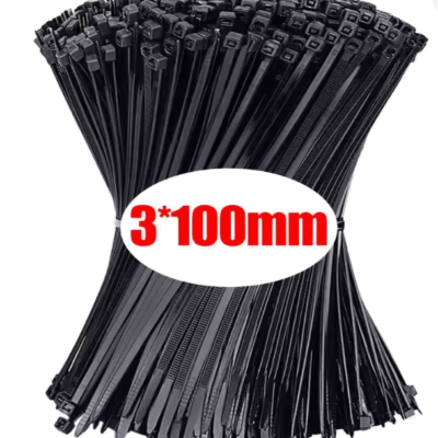 Cable Ties 3x100 Black. 100 pcs.