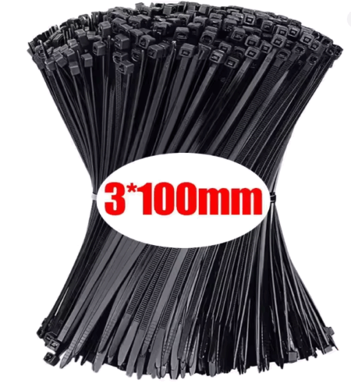 Cable Ties 3x100 Black. 100 pcs.