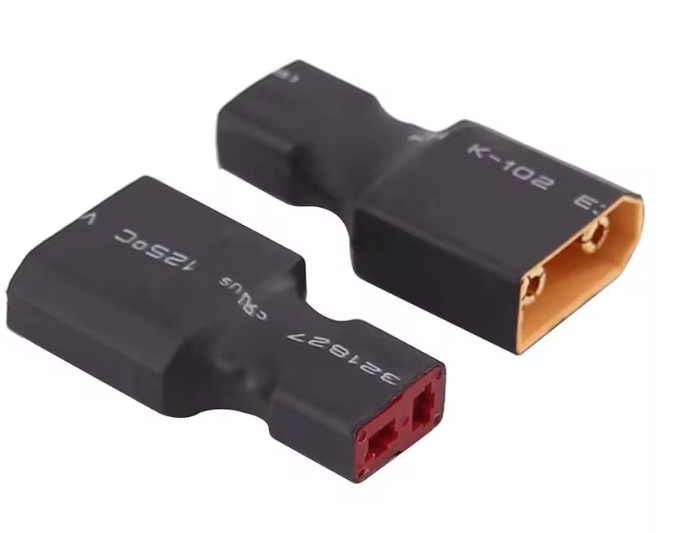 Deans T plug F to Male XT90 adapter. (1)