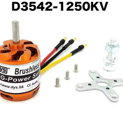 Grunty1250KV Brushless motor. 5mm shaft. 580 watts. 3542. DYS G Power.