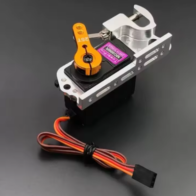 Transmitter controlled release device. Includes Quality servo.